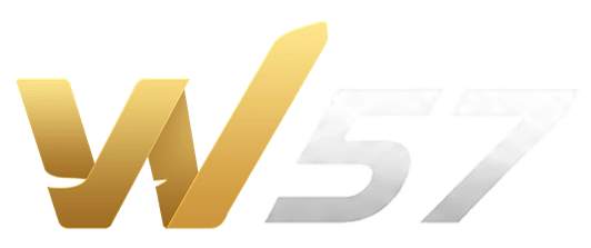 Logo w57 Indonesia untuk kasino online, slot gacor, live casino, taruhan olahraga, bonus member baru, deposit QRIS, dan penarikan dana cepat